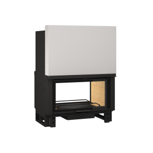 Focar semineu pe lemne Atraflam 800 Panorama Double Face