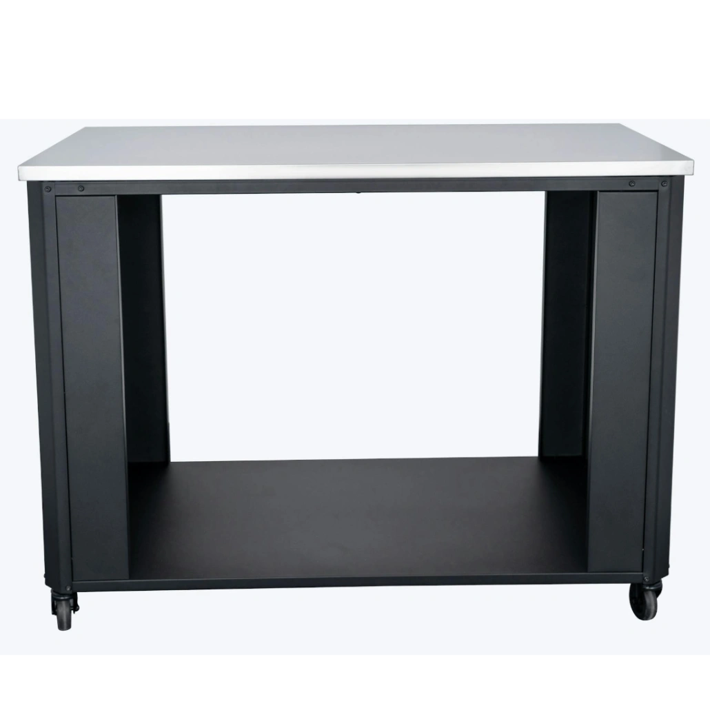 Dulap deschis Cozze - blat de masa din otel inoxidabil 115 cm