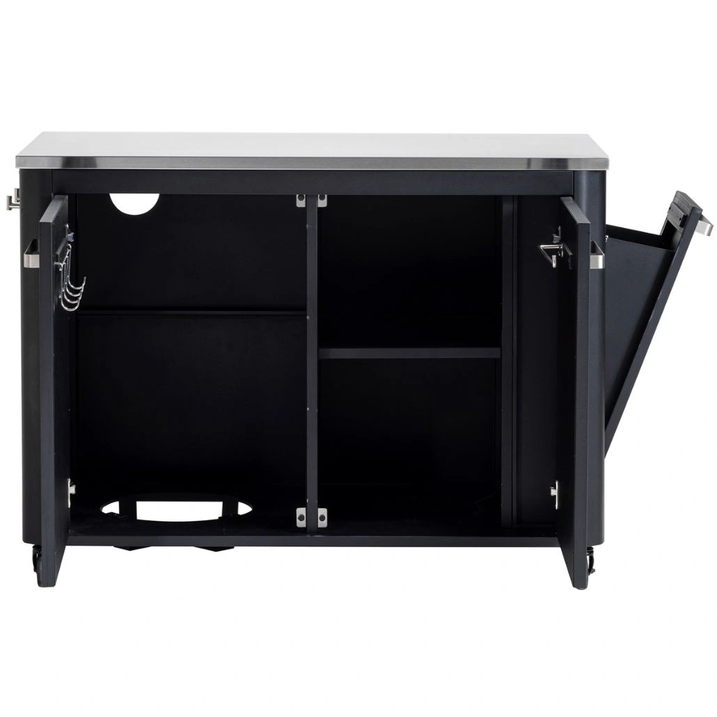 Bucatarie exterioara Cozze - modul dulap cu blat de 90 cm din otel inoxidabil - imagine 3