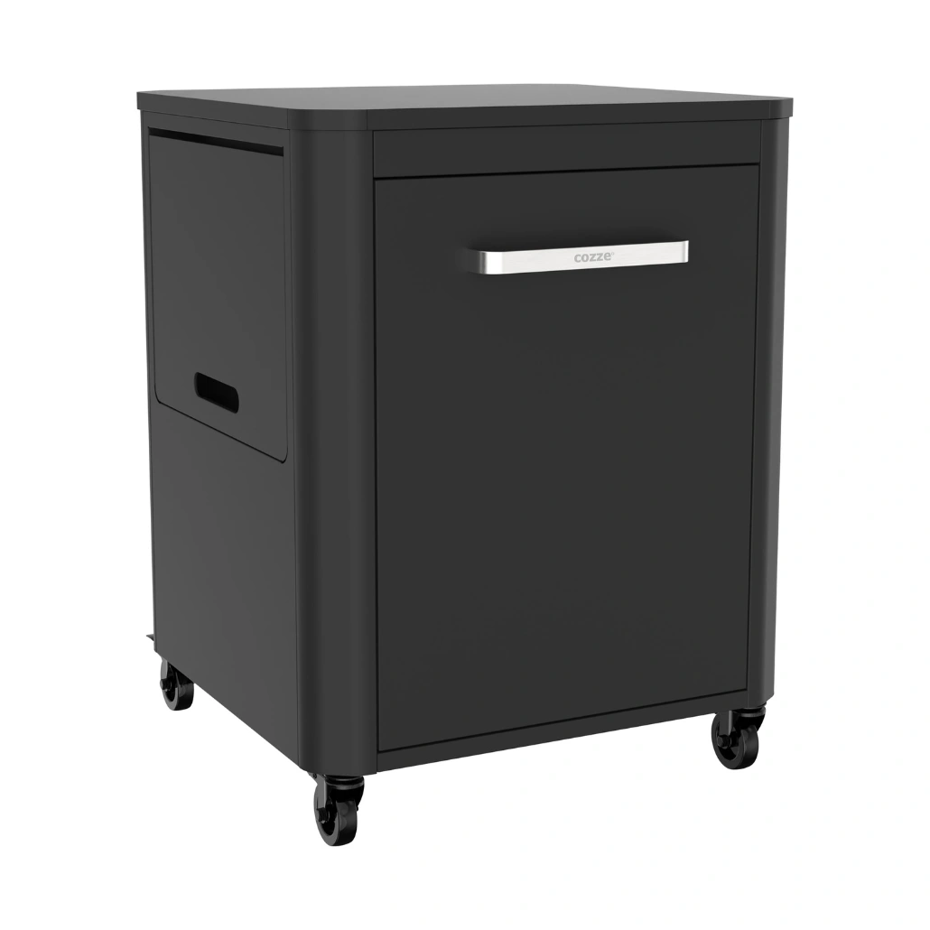 Dulap bucatarie de exterior COZZE cu rafturi laterale - imagine 4