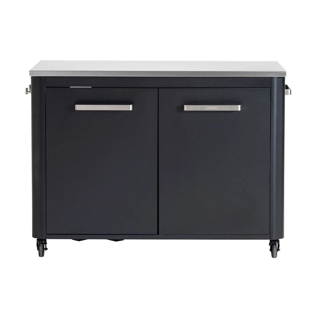 Bucatarie exterioara Cozze - modul dulap cu blat de 90 cm din otel inoxidabil