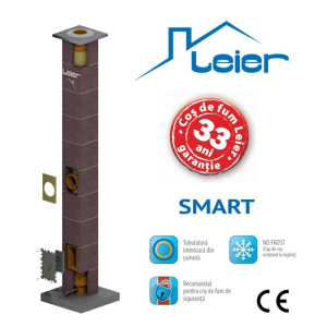 Cos de fum ceramic profesional LEIER SMART